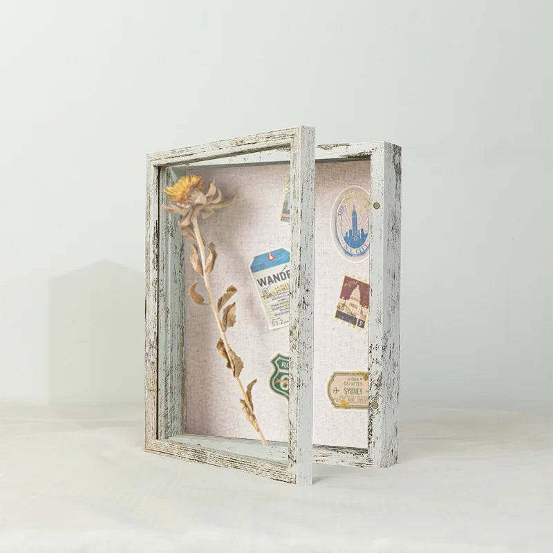 Paw Museum Opening Frame — Light Yellow; frame finish shown with display props
