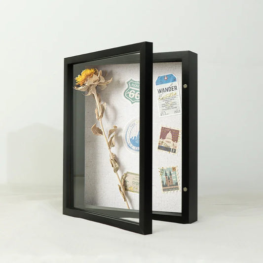 Paw Museum Opening Frame — Light Grey; frame finish shown with display props